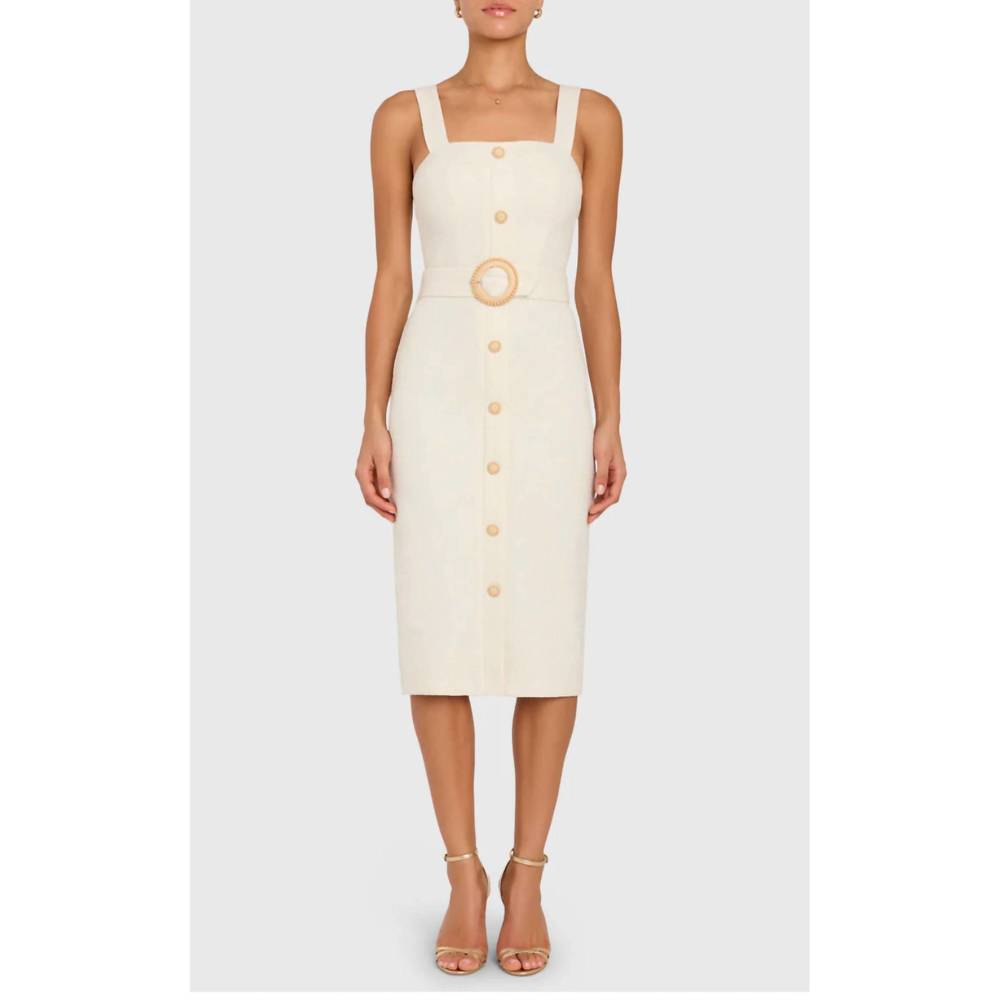 NEW AMANDA UPRICHARD uptown dress in ivory
